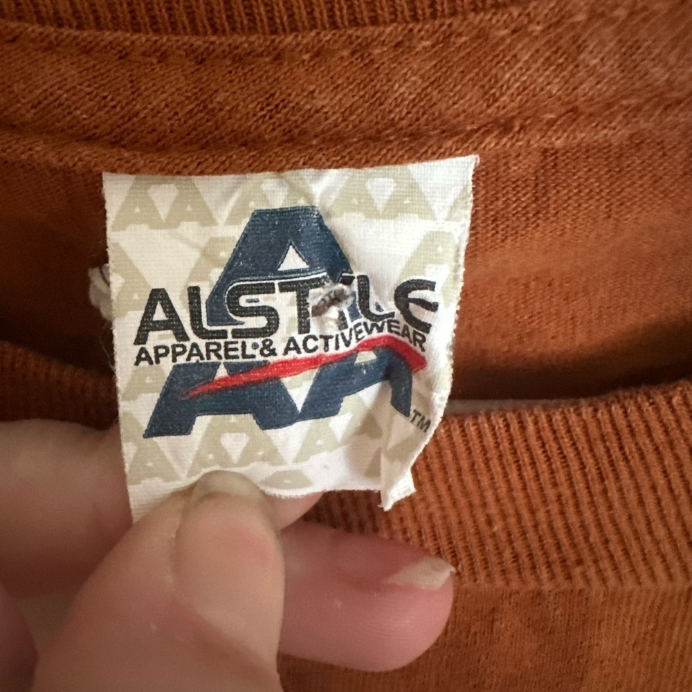 Alstyle Rust Graphic Men's T-Shirt - Picture 5 of 5